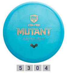 Дискгольф DISCMANIA Midrange Driver NEO MUTANT Evolution Blue 5/3/0/4 цена и информация | Диск-гольф | 220.lv