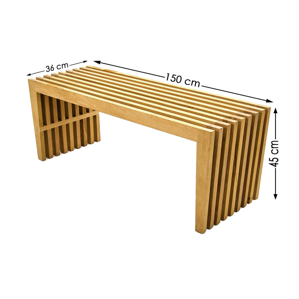 Āra sols Floriane Garden Gudas Large, brūns цена и информация | Dārza soli | 220.lv