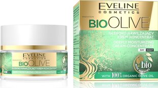 Mitrinošs sejas krēms Eveline Bio Olive 50 ml cena un informācija | Sejas krēmi | 220.lv