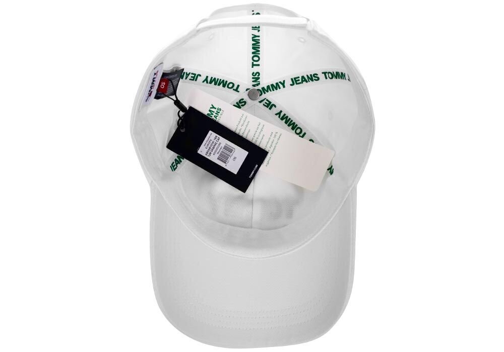 Cepure vīriešiem Tommy Hilfiger TJW GRAPHIC CAP WHITE AW0AW10191 YBR 37975 cena un informācija | Vīriešu cepures, šalles, cimdi | 220.lv