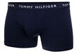 Bokseršorti vīriešiem Tommy Hilfiger, 3 pāri WHITE/RED/NAVY UM0UM02203 0WS 29194 цена и информация | Vīriešu apakšbikses | 220.lv