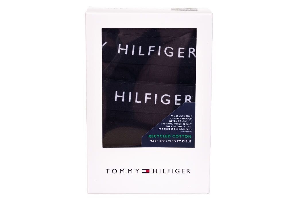 Bokseršorti vīriešiem Tommy Hilfiger, 3 gab., BLACK UM0UM02203 0VI 28874 цена и информация | Vīriešu apakšbikses | 220.lv