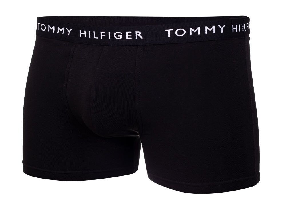 Bokseršorti vīriešiem Tommy Hilfiger, 3 gab., BLACK UM0UM02203 0VI 28874 цена и информация | Vīriešu apakšbikses | 220.lv