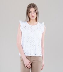 Футболка Hai n TS broderi var/sats STELLA*02, белая 4063942852201 цена и информация | Футболка женская | 220.lv