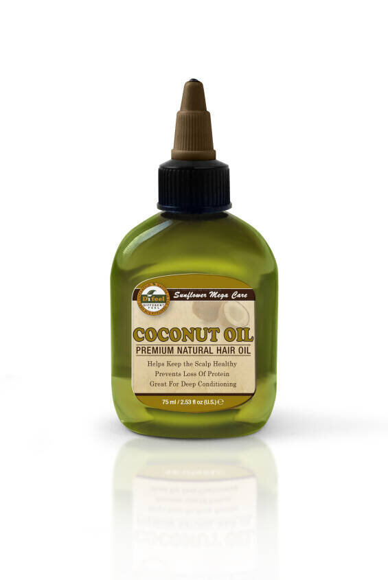 Kokosriekstu eļļa bojātiem un sausiem matiem Difeel Sunflower Mega Care 75 ml cena un informācija | Matu uzlabošanai | 220.lv