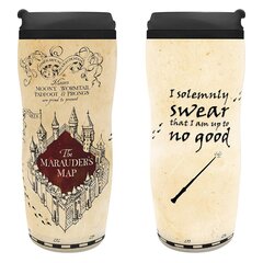 Harry Potter - Marauder&#039;s Map Plastic Travel Mug, 350ml cena un informācija | Datorspēļu suvenīri | 220.lv