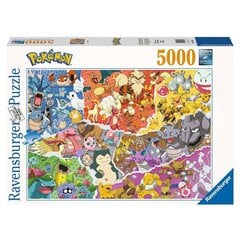 Пазл Pokemon Ravensburger, 5000д цена и информация | Пазлы | 220.lv