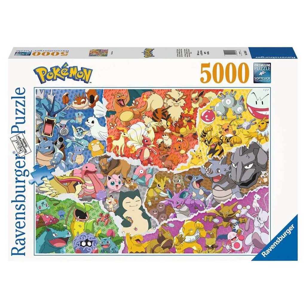 Pokemon - Pokemon Allstars, 5000 Pieces cena un informācija | Puzles, 3D puzles | 220.lv
