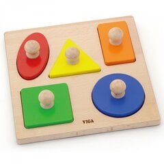 Детская деревянная развивающая головоломка - Formos Viga цена и информация | Развивающие игрушки | 220.lv