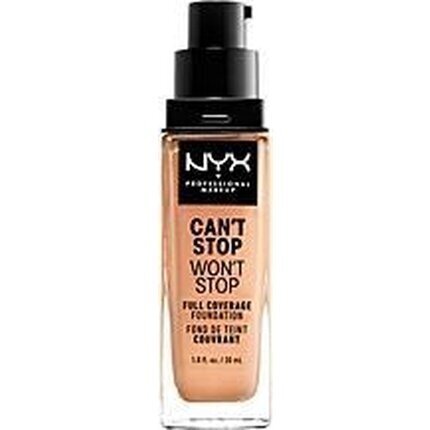 Grima pamats NYX Can't Stop Won't Stop True Beige, 30ml cena un informācija | Grima bāzes, tonālie krēmi, pūderi | 220.lv