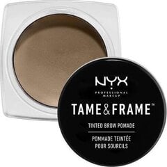 Uzacu krāsa Nyx Tame&Frame Brow Pomade Blonde cena un informācija | Acu ēnas, skropstu tušas, zīmuļi, serumi | 220.lv