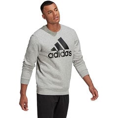 Vīriešu Sporta Krekls bez Kapuča Adidas Essentials Big Logo Gaiši pelēks S6443172 cena un informācija | Sporta apģērbs vīriešiem | 220.lv