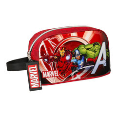 Siltumu uzturoša pusdienu kārbiņa The Avengers Infinity, sarkanmelna (21.5 x 12 x 6.5 cm) cena un informācija | Trauki pārtikas uzglabāšanai | 220.lv