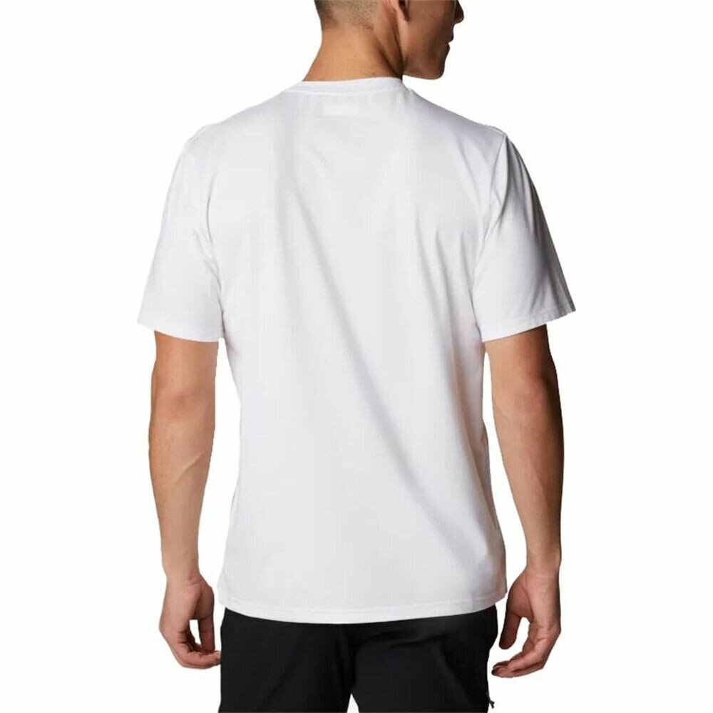 Vīriešu Krekls ar Īsām Piedurknēm Columbia Sun Trek Balts S6443823 cena un informācija | Sporta apģērbs vīriešiem | 220.lv