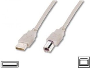 Assmann AK-300105-050-E, USB-A/USB-B, 5 m cena un informācija | Kabeļi un vadi | 220.lv