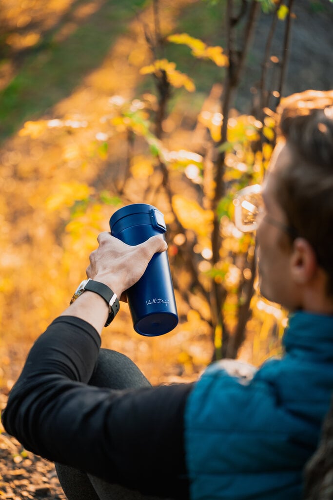 Vialli Design termo krūze Fuori, 400 ml, tumši zila cena un informācija | Termosi, termokrūzes | 220.lv