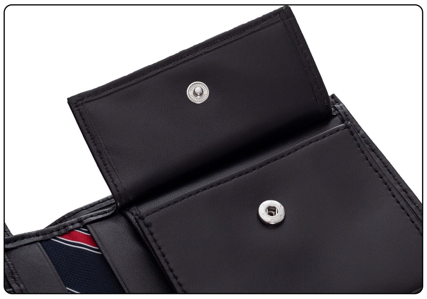 Maks vīriešiem Tommy Hilfiger ETON CC FLAP AND COIN POCKET BLACK AM0AM00652 002 35708 cena un informācija | Vīriešu maki, karšu maki | 220.lv