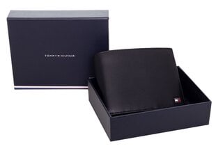 Мужской кошелек Tommy Hilfiger ETON TRIFOLD BLACK AM0AM00657 002 35699 цена и информация | Мужские кошельки | 220.lv