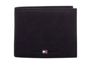 Maks vīriešiem Tommy Hilfiger JOHNSON TRIFOLD BLACK AM0AM00665 002 35712 цена и информация | Мужские кошельки | 220.lv