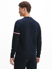 Džemperis vīriešiem Tommy Hilfiger TAPE SEASONAL CREW, tumši zils MW0MW19769 DW5 38936 цена и информация | Мужские толстовки | 220.lv