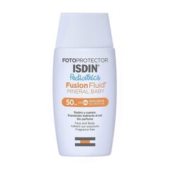 Sauļošanās krēma losjons Isdin Fotoprotector Pediatrics Mineral Mazulis Spf 50+ (50 ml) cena un informācija | Sauļošanās krēmi | 220.lv