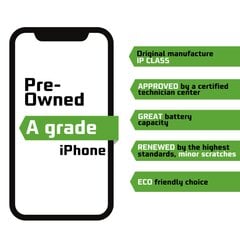 Pre-owned A grade Apple iPhone XR 128GB Black cena un informācija | Mobilie telefoni | 220.lv