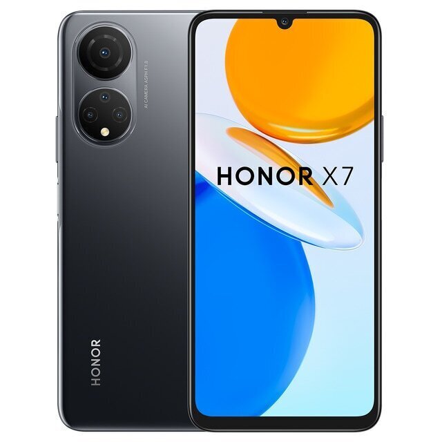 Honor X7 4/128GB 5109ADTW Midnight Black cena un informācija | Mobilie telefoni | 220.lv