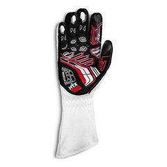 Men's Driving Gloves Sparco ARROW KART Balts 10 Izmērs S3710678 cena un informācija | Sporta apģērbs vīriešiem | 220.lv