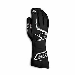 Мужские водительские перчатки Sparco ARROW EVO Размер 9 S3709907 цена и информация | Перчатки для йоги, гимнастики, серый цвет | 220.lv