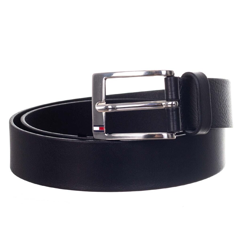 Josta vīriešiem Tommy Hilfiger NEW ALY BELT, melna AM0AM08363 090 41613 цена и информация | Vīriešu jostas | 220.lv