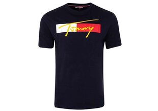 Vīriešu T krekls Tommy Hilfiger DROP SHOULDER TEE TUMŠI ZILS UM0UM02115 DW5 27054 cena un informācija | Vīriešu T-krekli | 220.lv