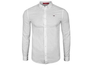 Мужская рубашка Tommy Hilfiger TJM SLIM STRETCH OXFORD SHIRT WHITE DM0DM09594 YBR 28506 цена и информация | Мужские рубашки | 220.lv
