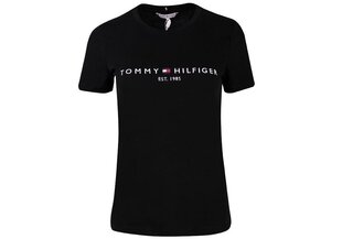 Женская футболка Tommy Hilfiger T-SHIRT HERITAGE HILFIGER C-NK REG TEE BLACK WW0WW31999 BDS 30484 цена и информация | Футболка женская | 220.lv