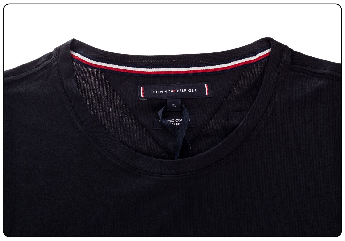 T-krekls vīriešiem Tommy Hilfiger, melns MW0MW10804 BDS 38376 cena un informācija | Vīriešu T-krekli | 220.lv