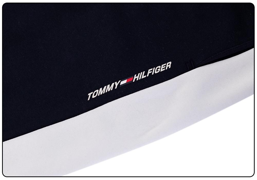 Sporta bikses vīriešiem Tommy Hilfiger BLOCKED, tumši zilas MW0MW19759 DW5 38924 cena un informācija | Sporta apģērbs vīriešiem | 220.lv