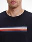 T-krekls vīriešiem Tommy Hilfiger SLICED BAR LONG SLEEVE TEE , tumši zils MW0MW20166 DW5 41085 цена и информация | Vīriešu T-krekli | 220.lv