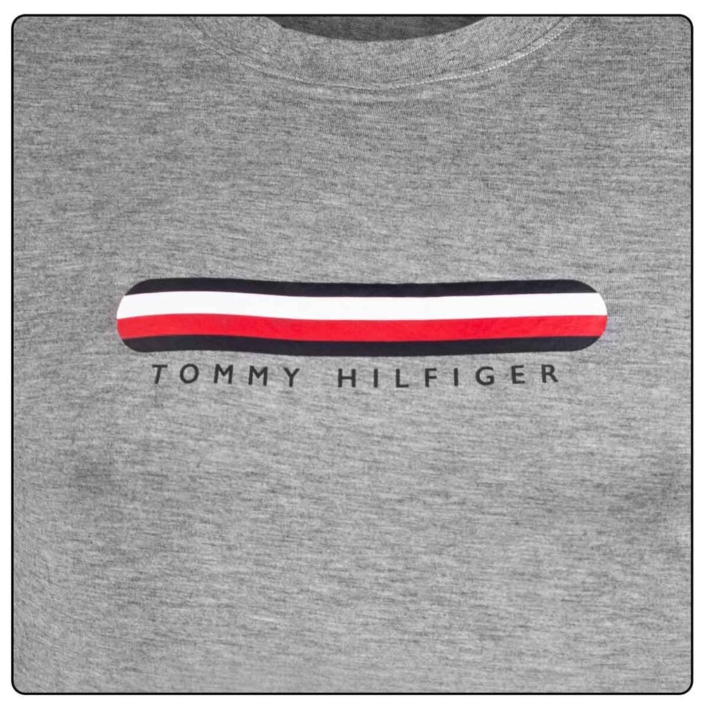 Vīriešu T-krekls Tommy Hilfiger T-SHIRT CN SS TEE, pelēks UM0UM02348 P4A 42066 цена и информация | Vīriešu T-krekli | 220.lv