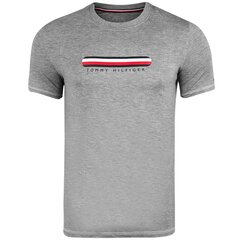 Vīriešu T-krekls Tommy Hilfiger T-SHIRT CN SS TEE, pelēks UM0UM02348 P4A 42066 цена и информация | Мужские футболки | 220.lv