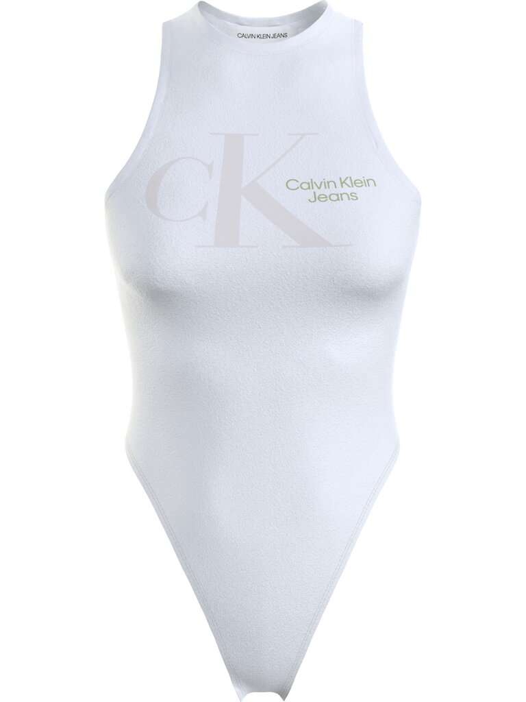 Sieviešu bodijs Calvin Klein DYNAMIC CK TANK BODY, balts J20J218261 YAF 43954 cena un informācija | Blūzes, sieviešu krekli | 220.lv