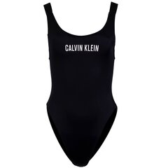 Sieviešu peldkostīms Calvin Klein ONE PIECE SCOOP BACK ONE PIECE RP, melns, KW0KW01599 BEH 43970 цена и информация | Купальники | 220.lv