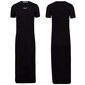 Sieviešu T-krekla veida kleita Calvin Klein STACKED LOGO T-SHIRT BLACK J20J218789 BEH 43487 cena un informācija | Svārki | 220.lv