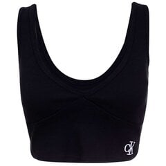 Бюстгальтер Calvin Klein T-SHIRT CK RIB CROP TOP, черный J20J218334 BEH 43964 цена и информация | Футболка женская | 220.lv