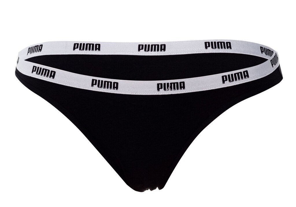 Sieviešu biksītes-bikini Puma, 2 pāri, melnas, 907847 03 43282 цена и информация | Sieviešu biksītes | 220.lv