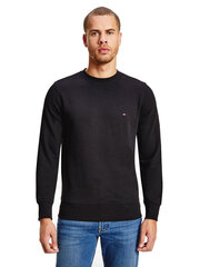 Мужская футболка Tommy Hilfiger CORE COTTON SWEATSHIRT, черная MW0MW08665 BDS 40741 цена и информация | Мужские толстовки | 220.lv