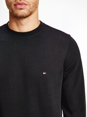 Džemperis vīriešiem Tommy Hilfiger CORE COTTON SWEATSHIRT, melns MW0MW08665 BDS 40741 cena un informācija | Vīriešu jakas | 220.lv