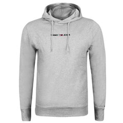 Sporta džemperis vīriešiem Tommy Hilfiger TJM STRAIGHT HOODIE, pelēks DM0DM11632 P01 41649 цена и информация | Мужские свитера | 220.lv