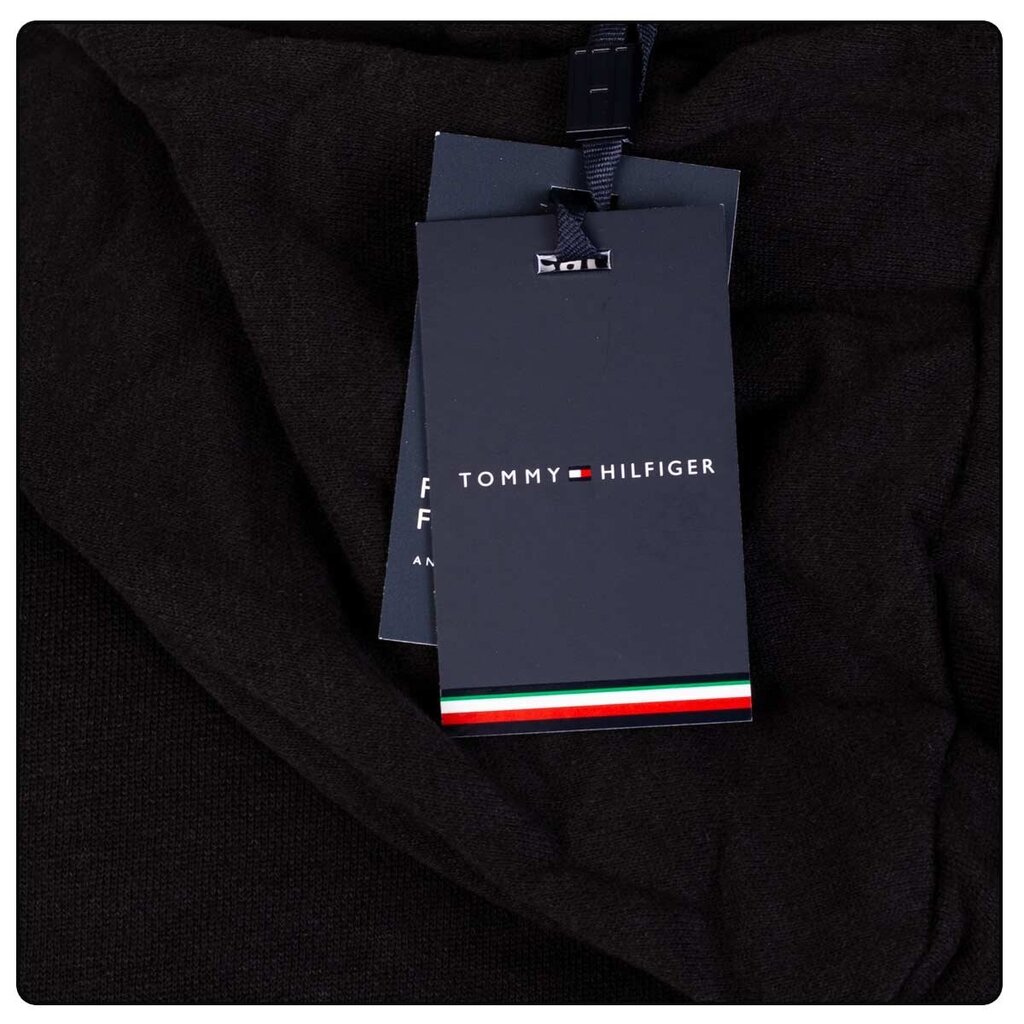 Sporta džemperis vīriešiem Tommy Hilfiger OH HOODIE, melns UM0UM02385 BDS 42441 cena un informācija | Vīriešu jakas | 220.lv