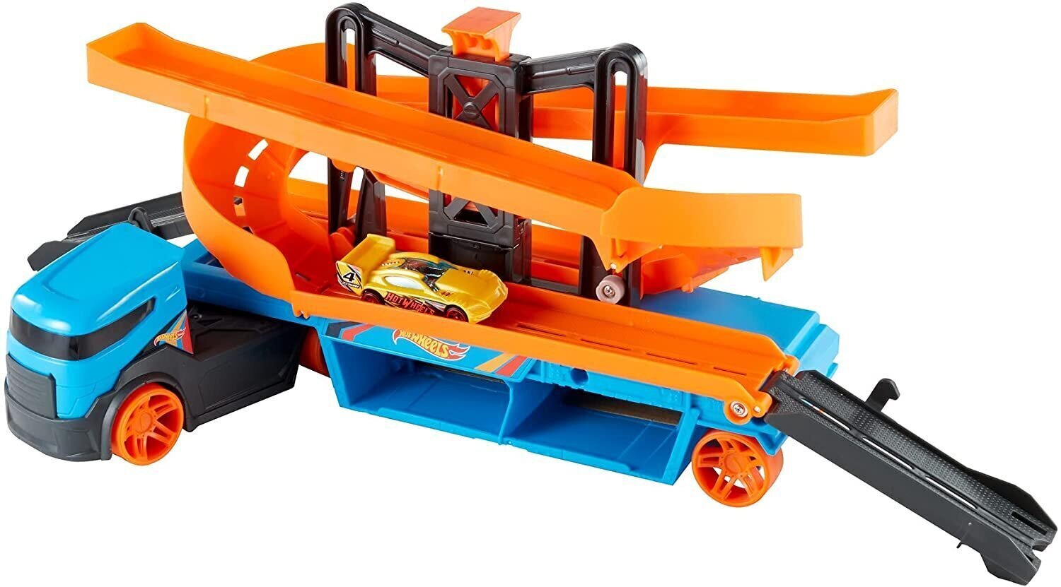 HOT WHEELS pacēlāja un palaidēja transportieris цена и информация | Rotaļlietas zēniem | 220.lv