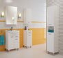 Apakšējais vannas istabas skapītis ar izlietni Defra MEA D75 207-D-07503+1523, balts цена и информация | Vannas istabas skapīši | 220.lv