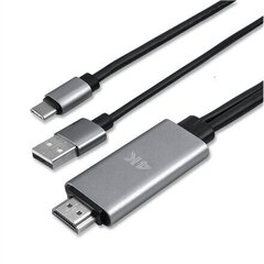 4smarts, USB-A/Lightning/HDMI, 1.8 m cena un informācija | Kabeļi un vadi | 220.lv